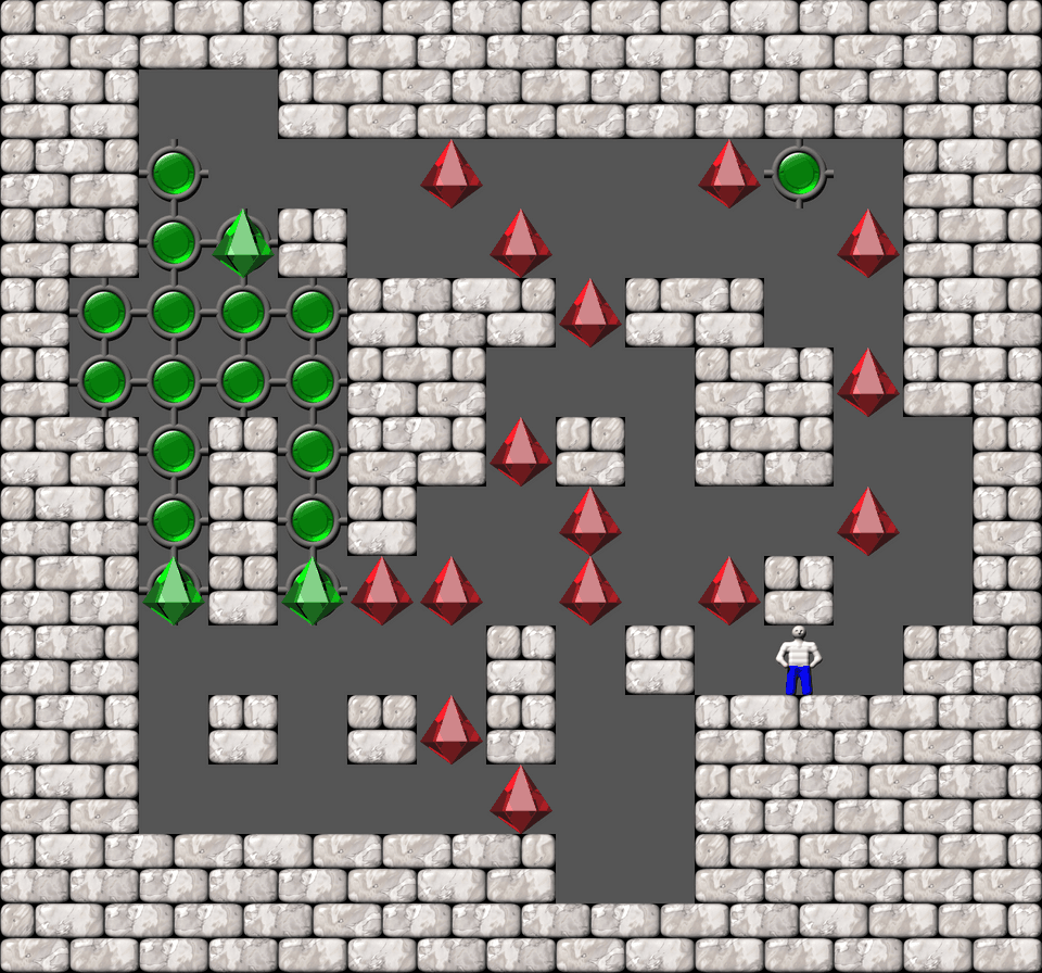 Сокобан More Bugs collections уровень 199